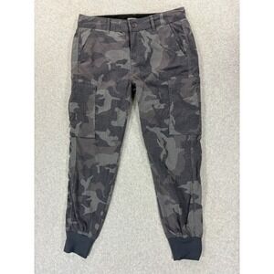 Prana Camouflage Cargo Jogger Pants (Women's Size 4) Gray